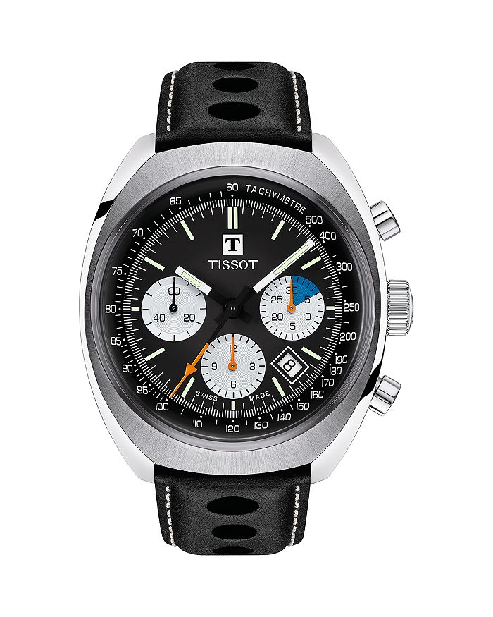 

Часы мужские, 46,6 мм x 43 мм Tissot, черный