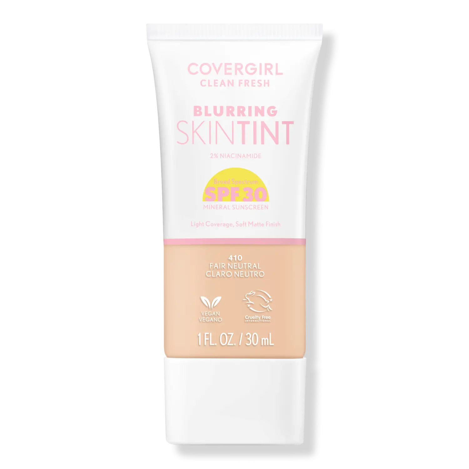 

Освежающий тонирующий крем для лица Clean Fresh Blurring Skin Tint SPF 30 CoverGirl, Fair Neutral