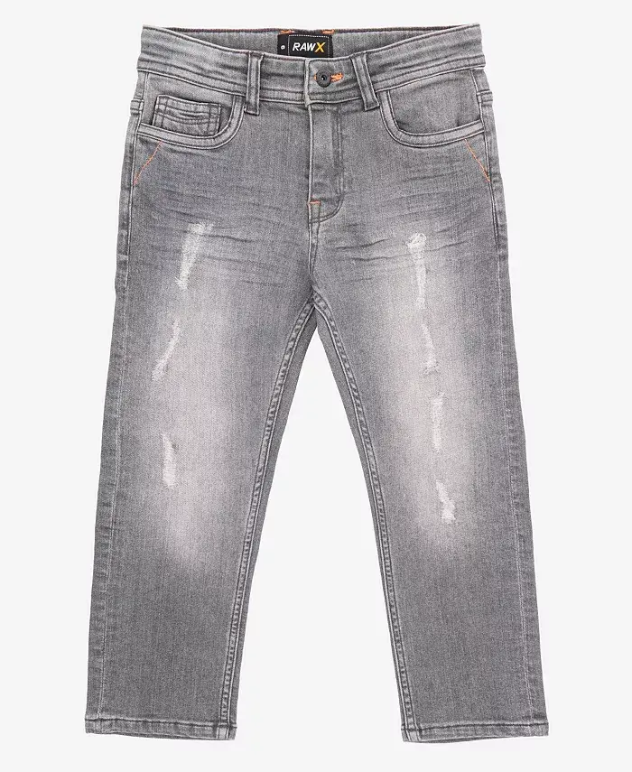 

Джинсы для мальчика в стиле distressed размер 4-7 Raw X, черный