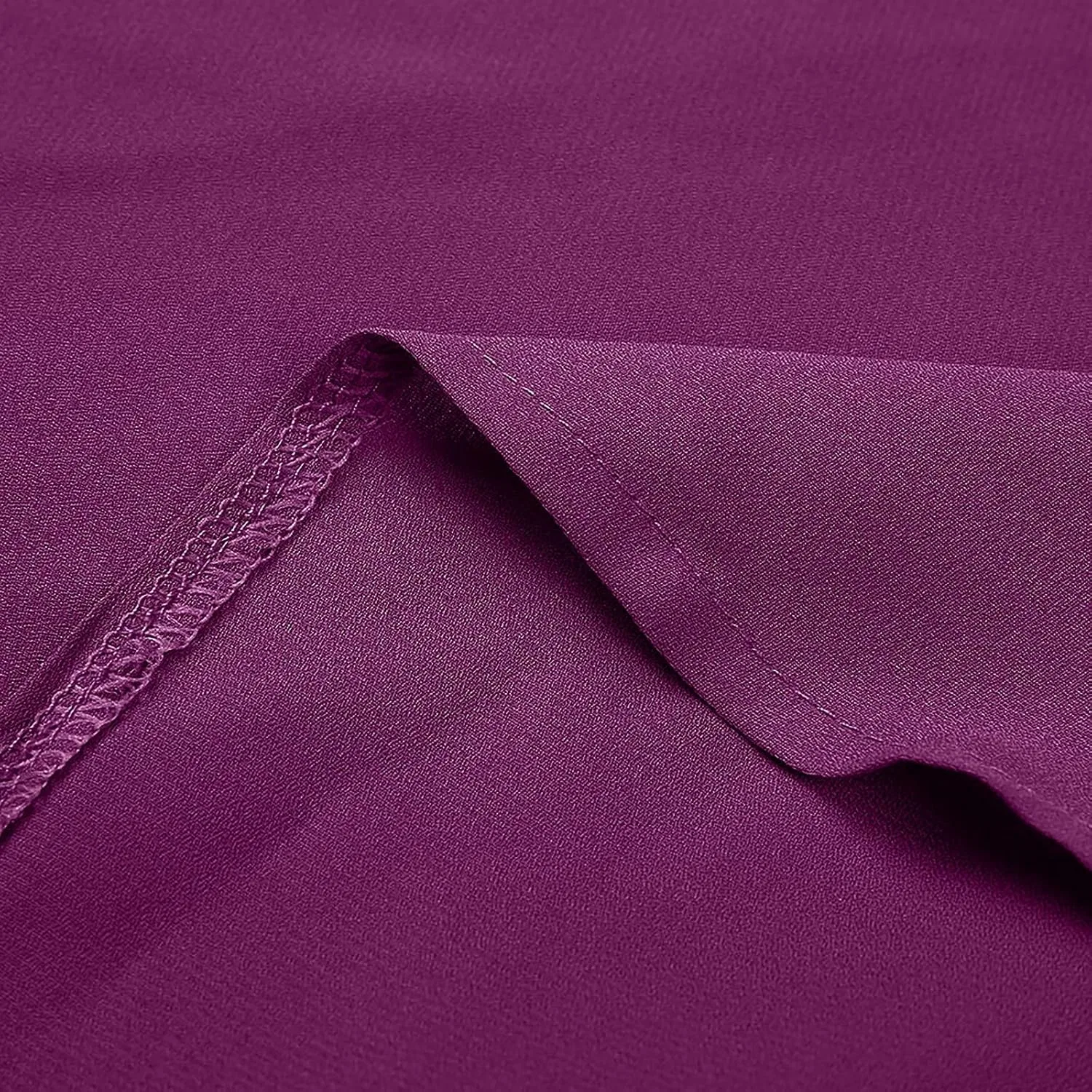 Женская блуза туника 3/4 рукав, Oversized, шифон, A01#purple — фото 2