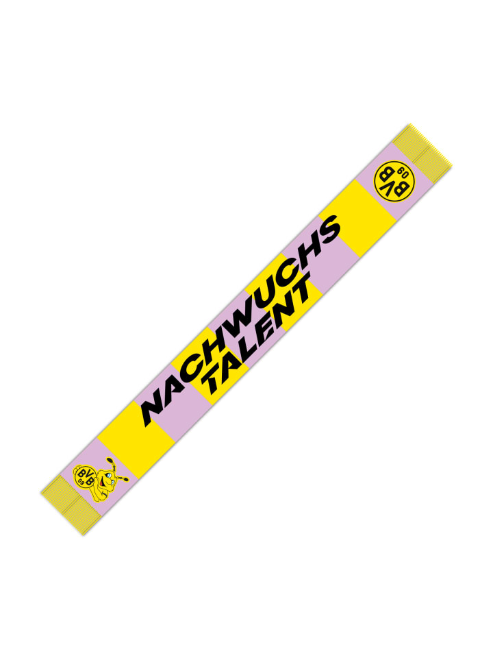 

Детский шарф BVB для подающих надежды талантов в фиолетово-желтых тонах BVB