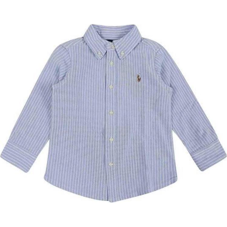

Ralph Lauren Полосатая рубашка весна осень kids' blue