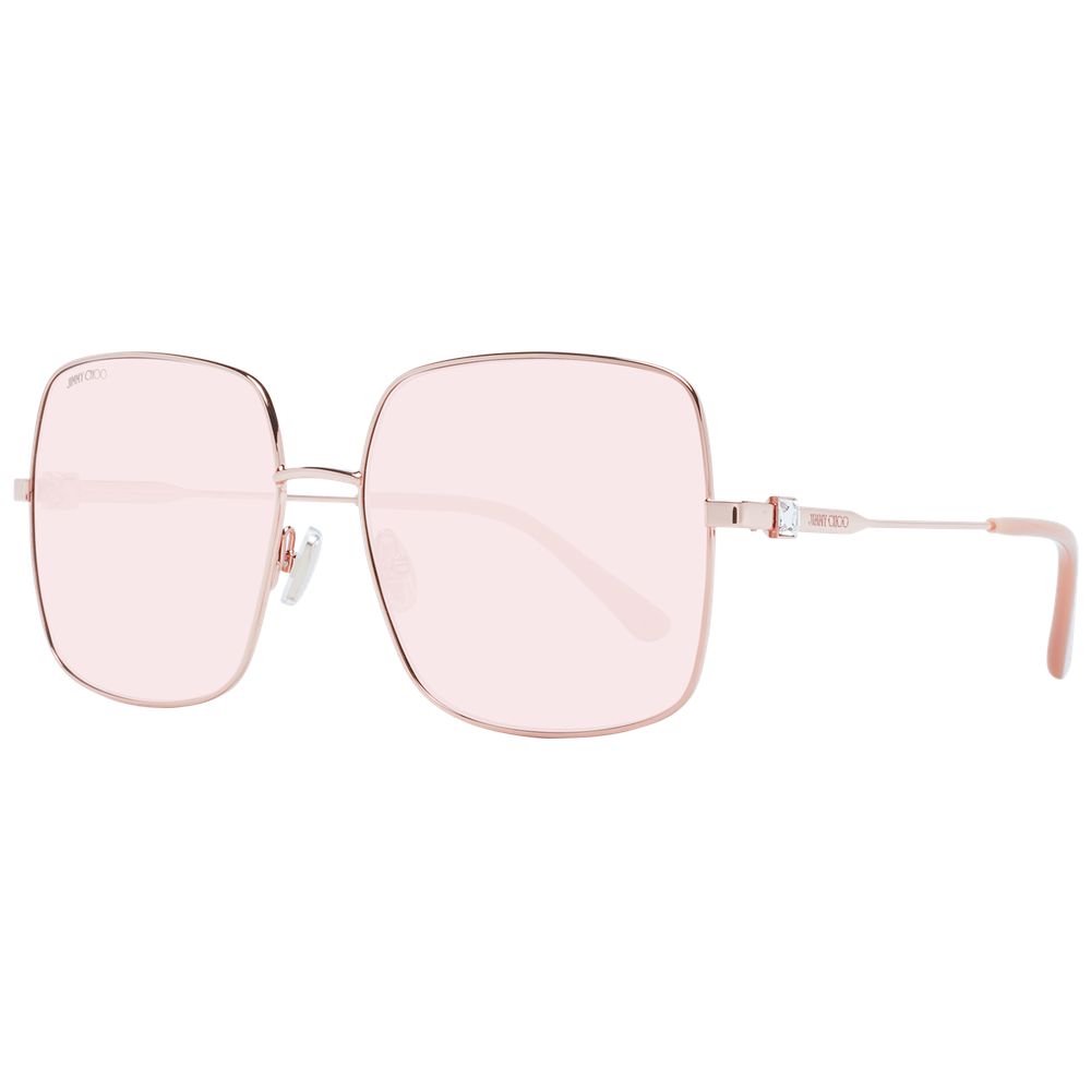 

Женские солнцезащитные очки из розового золота Jimmy Choo Eyewear