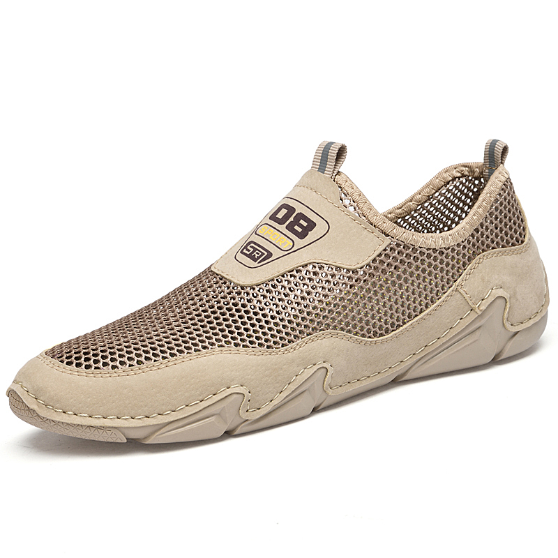 

Амортизирующие износостойкие низкие повседневные туфли для мужчин KUPE, Beige