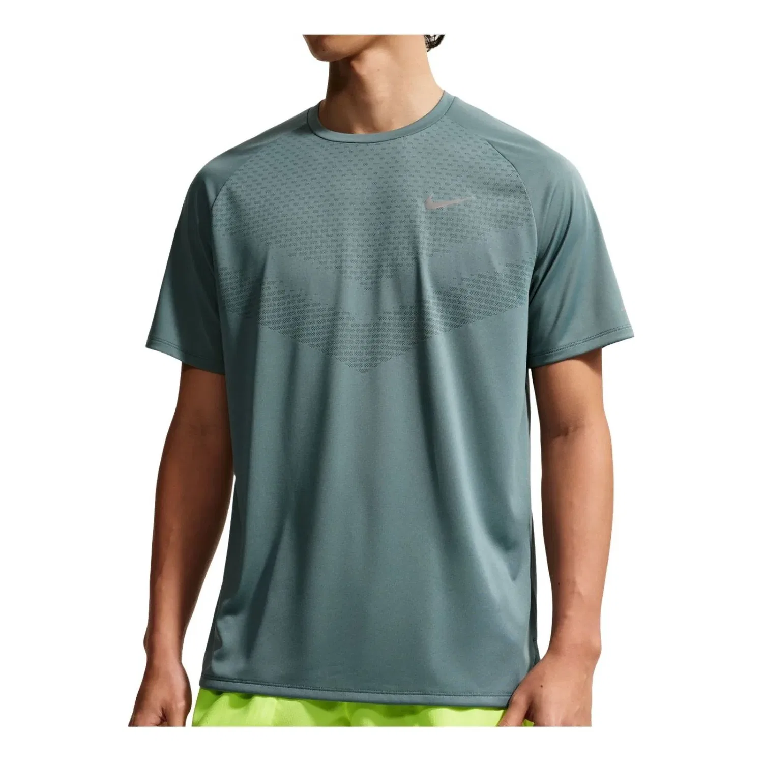 Футболка Nike Stride Dri-FIT ADV 'Mineral Slate' HV5204-382, зеленый