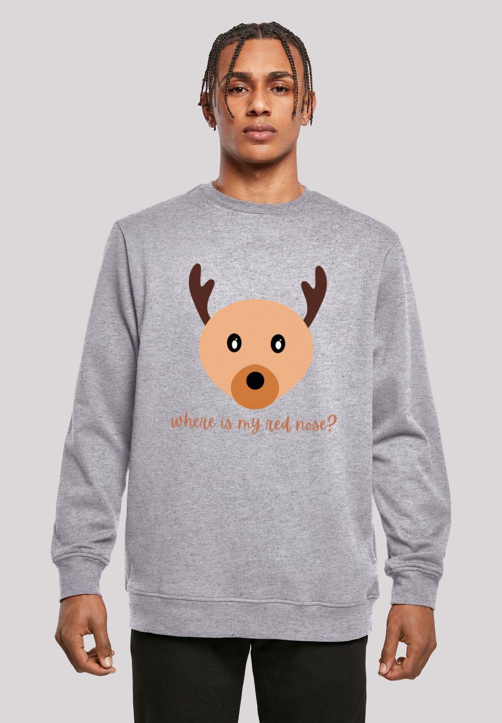 

Толстовка RED NOSE WEIHNACHTEN F4NT4STIC, серый
