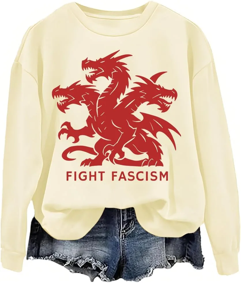 

Толстовка Fight Fascism с длинными рукавами NACJOM