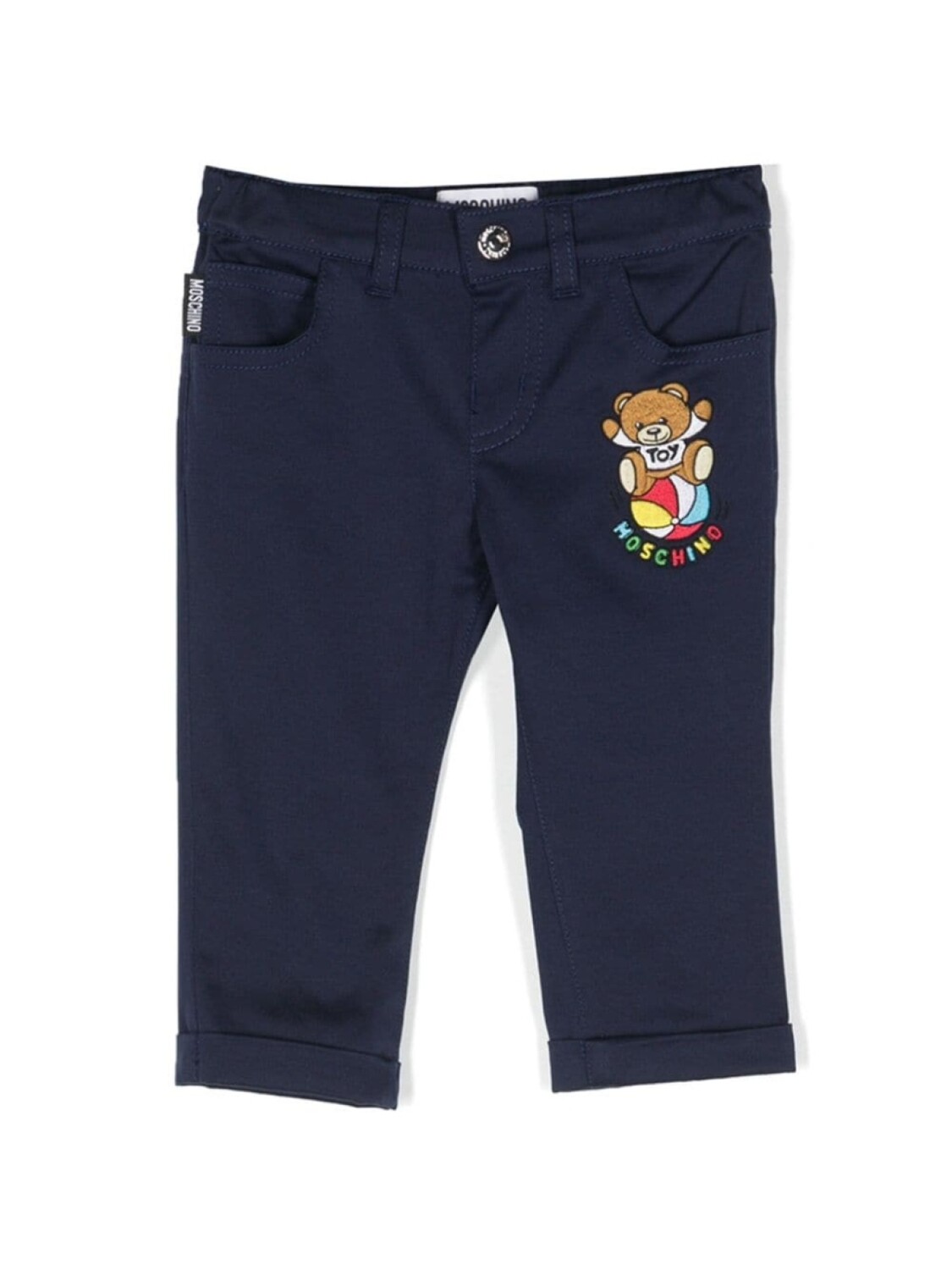 

Moschino Kids брюки чинос Teddy Bear, синий