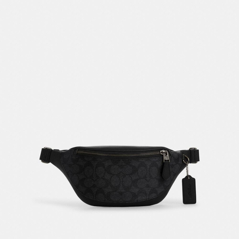 

Мини-сумка на пояс Warren COACH, цвет gunmetal/charcoal/black, Черный, Мини-сумка на пояс Warren COACH, цвет gunmetal/charcoal/black