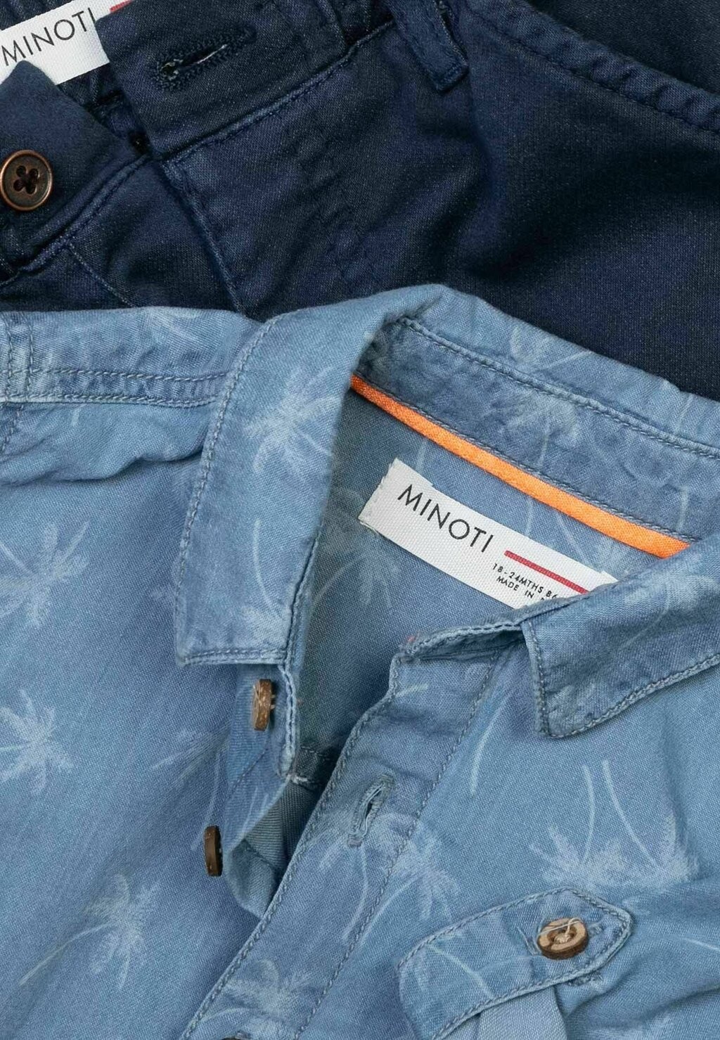 

Чино MINOTI, цвет blue denim navy