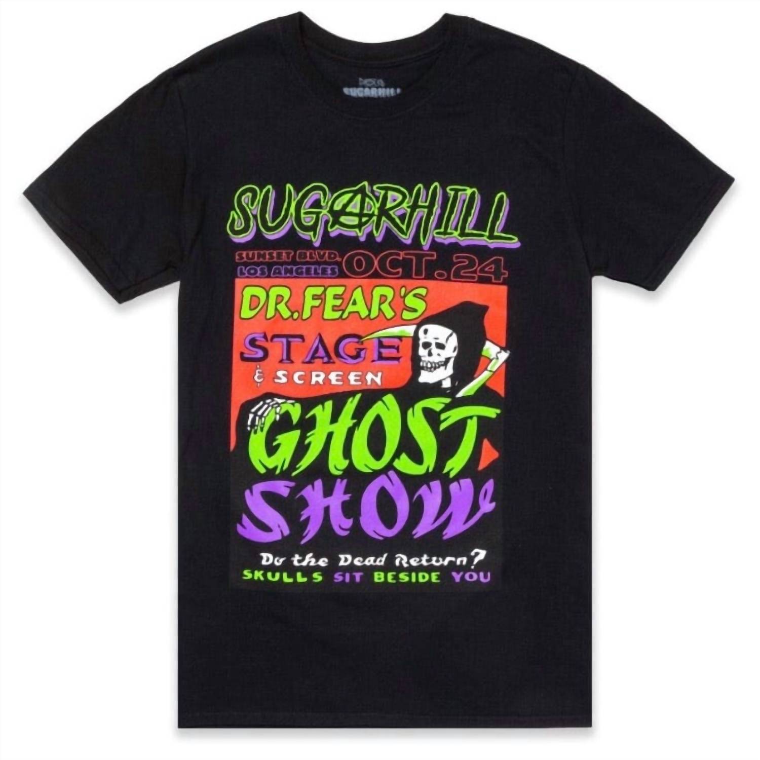 

Футболка мужская Ghost Show черного цвета SUGAR HILL