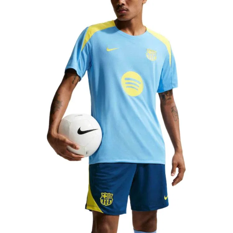 Спортивные шорты Nike Dri Fit Strike Barcelona Training Shorts синие — фото 3