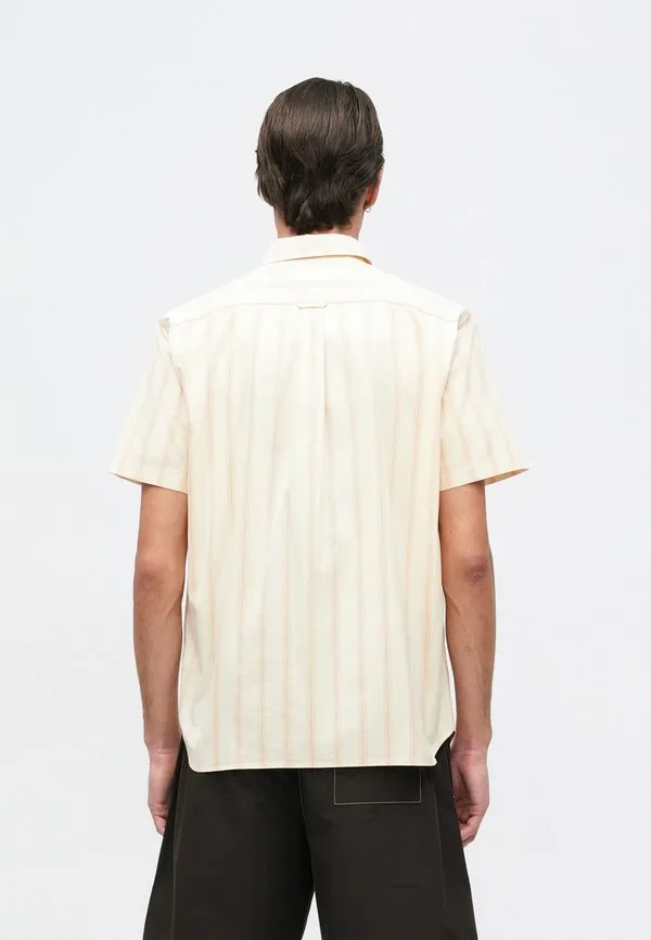Рубашка кремового цвета Lacoste, Off-White — фото 3