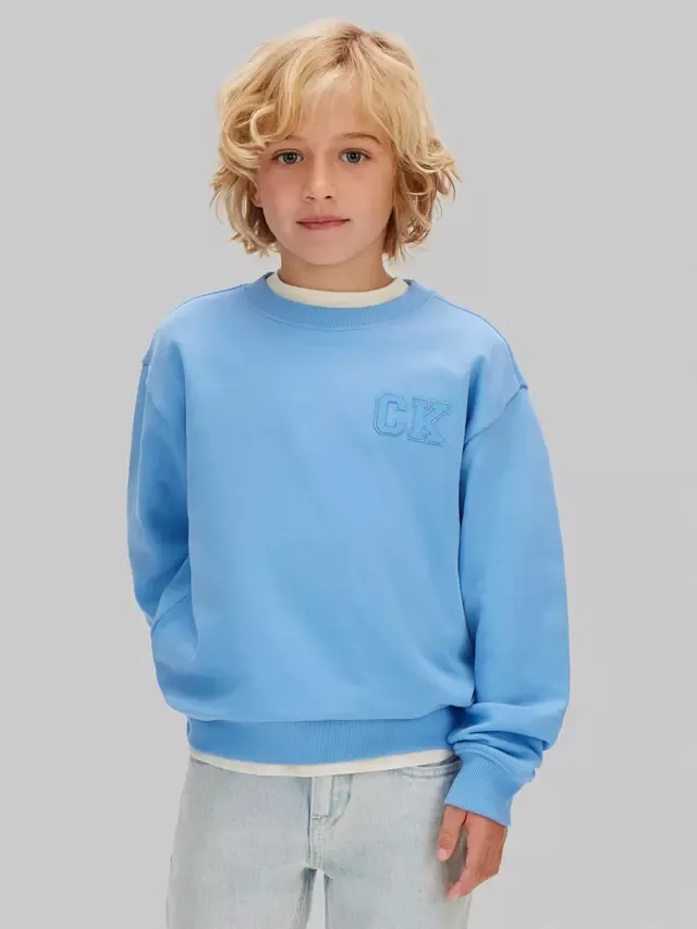 Детская толстовка оверсайз, Прованс Calvin Klein