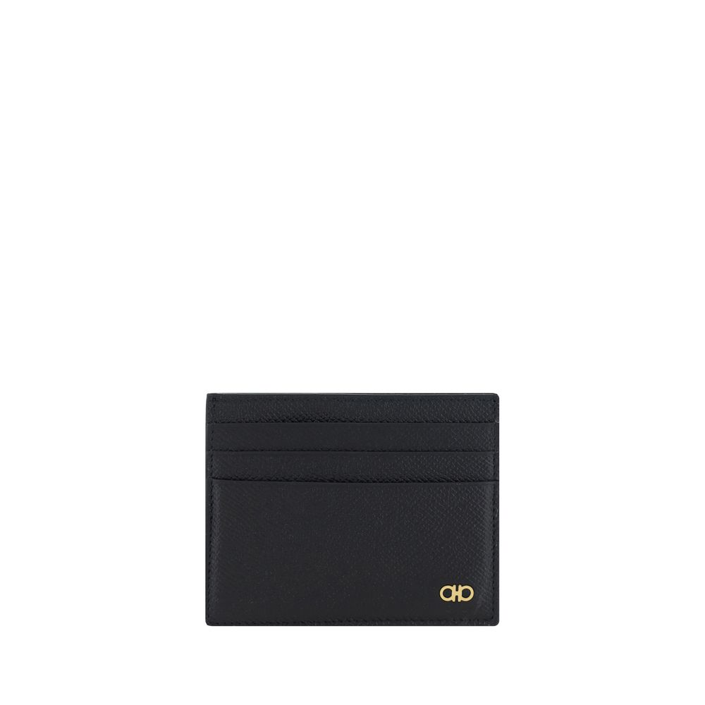 

Кожаный держатель для карт Ferragamo, Black