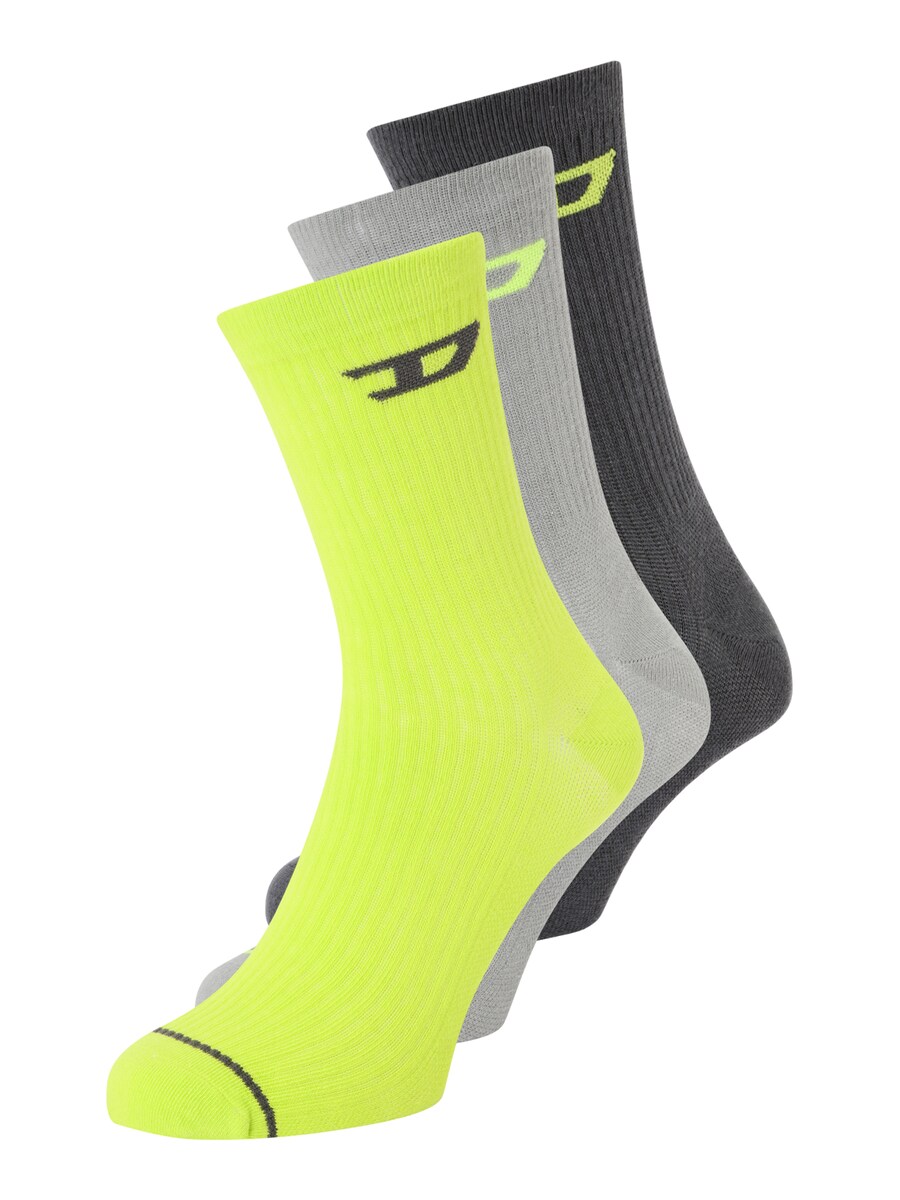 

Носки DIESEL, Grey/Dark grey/Apple