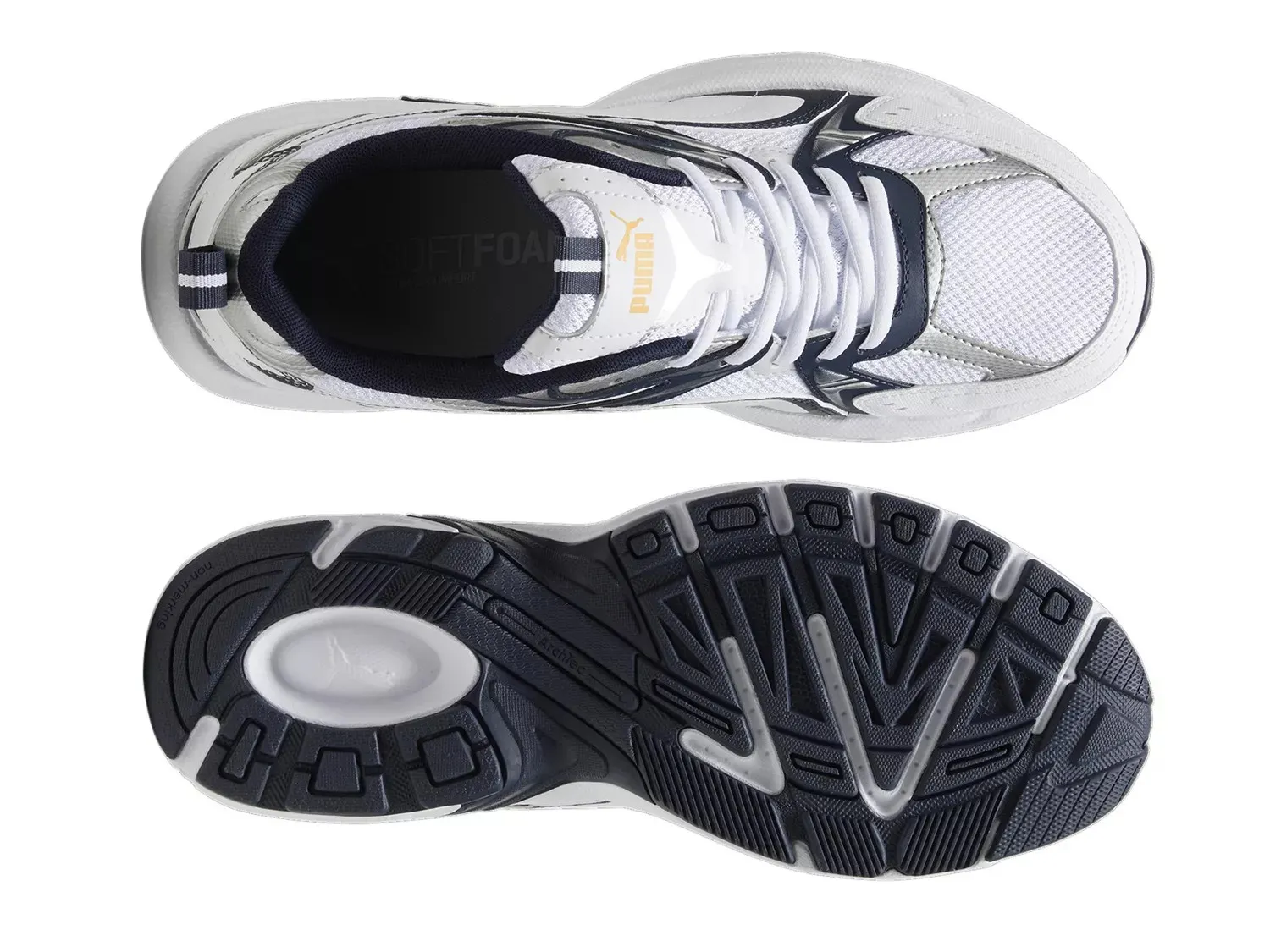 Кроссовки Puma Milenio Tech — мужские, белые/синие — фото 4