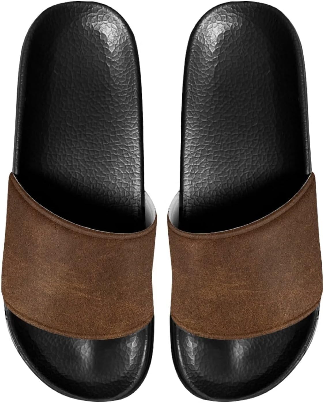 

Мужские шлепанцы Pillow House с ультра-амортизацией, нескользящие комфортные тапочки для душа, слипоны черные для спа, ванной, бассейна и спортзала Psesaysky