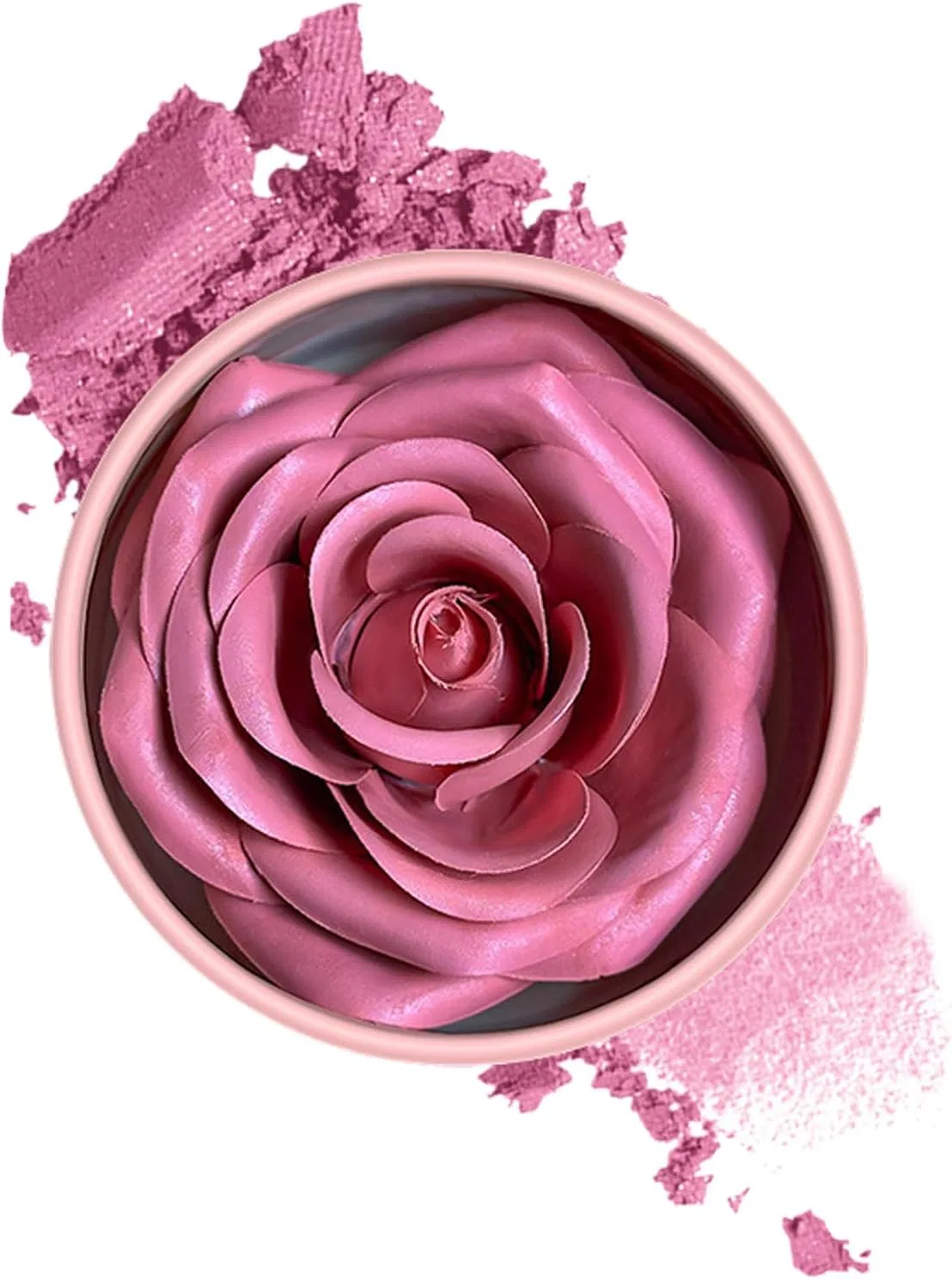 Румяна 3D лепестки роз Rose Blush Natural, 3#