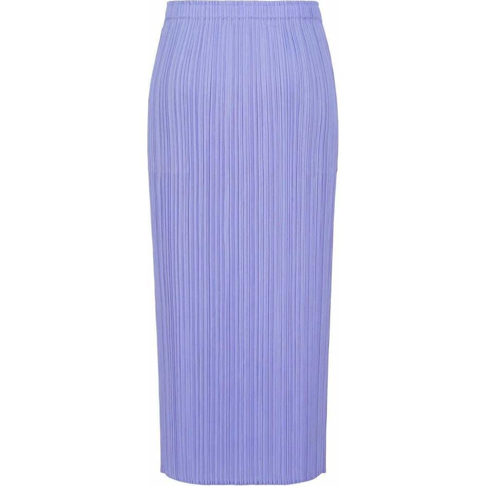 

PLEATS PLEASE ISSEY MIYAKE SS24 Повседневная длинная юбка Women's Light Blue