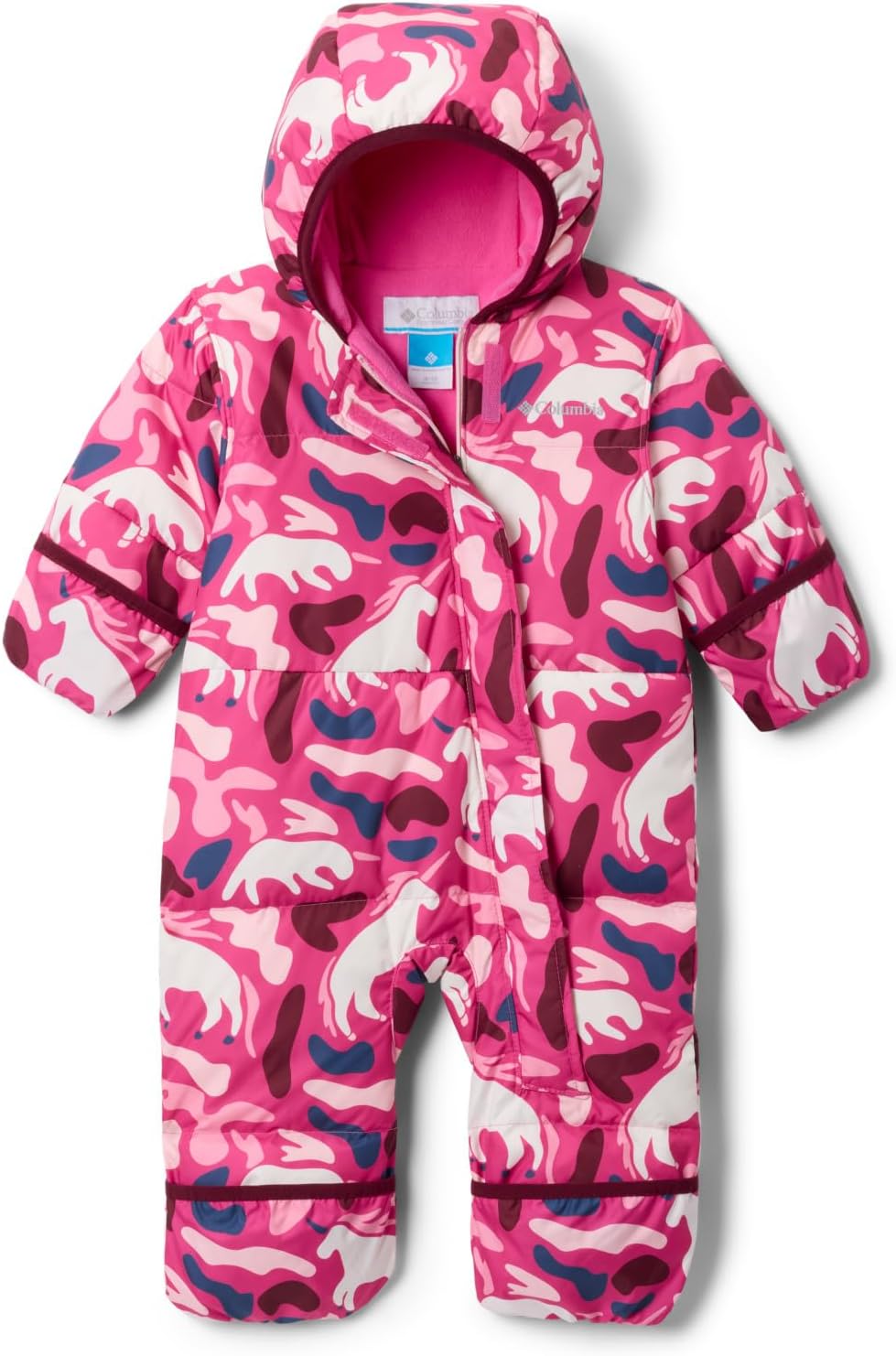 Columbia Unisex Baby Snuggly Bunny II Bunting, Pink Ice Uniflauge/Satin Pink — фото 3
