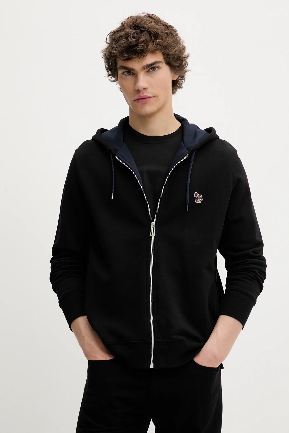 

Хлопковая толстовка PS Paul Smith, черный