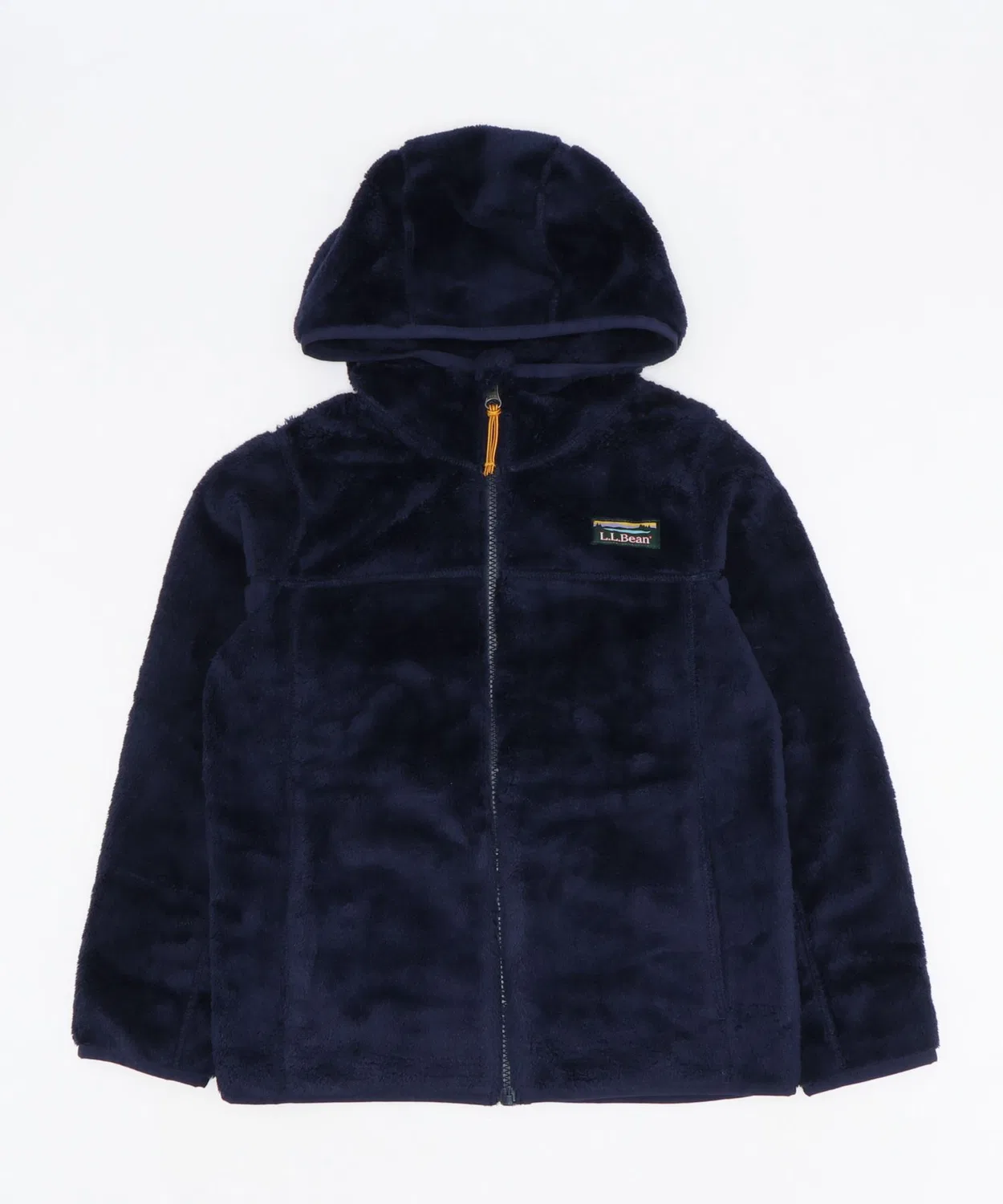 Детская куртка из высокого ворса флис L.L.Bean, большой детский размер, фиолетовый — фото 4