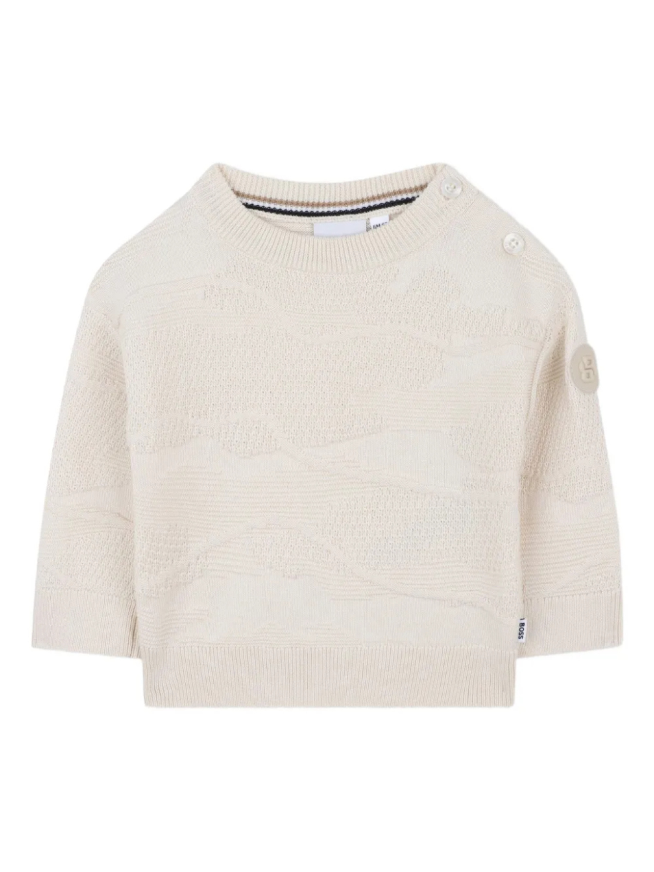 

Свитер с круглым вырезом BOSS Kidswear, нейтральный