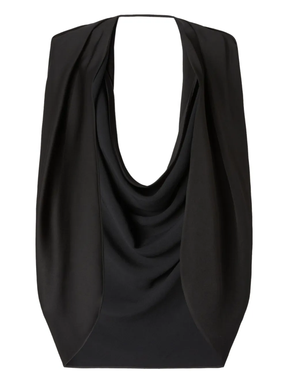 

Кейп с драпировкой Genny, черный