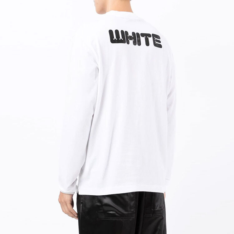FW21 Толстовка мужская белая Off-White, белый — фото 4