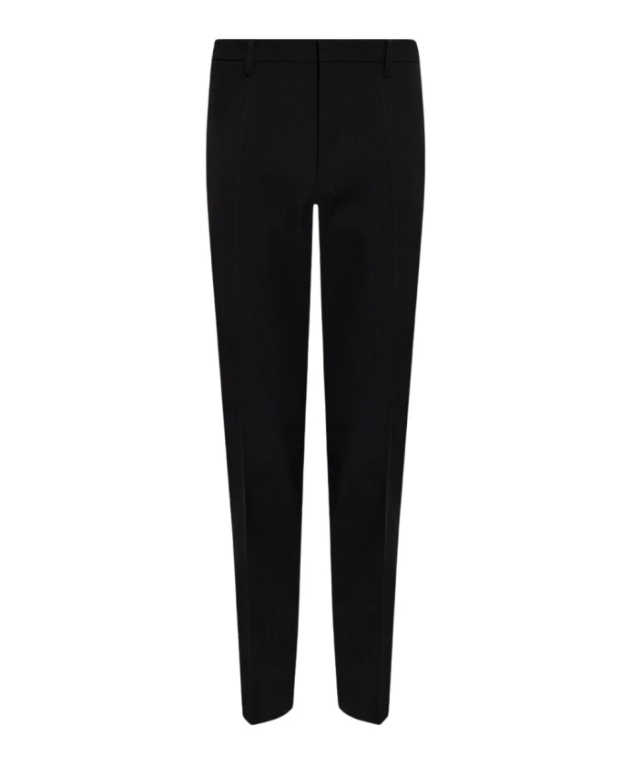 

Шерстяные брюки Lanvin, черный