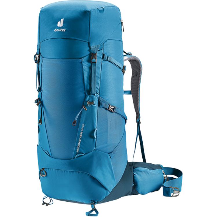 

DEUTER Aircontact 50+10L Двухплечевая Рюкзак для Отдыха на Открытом Воздухе Полиамид Rock Blue Unisex