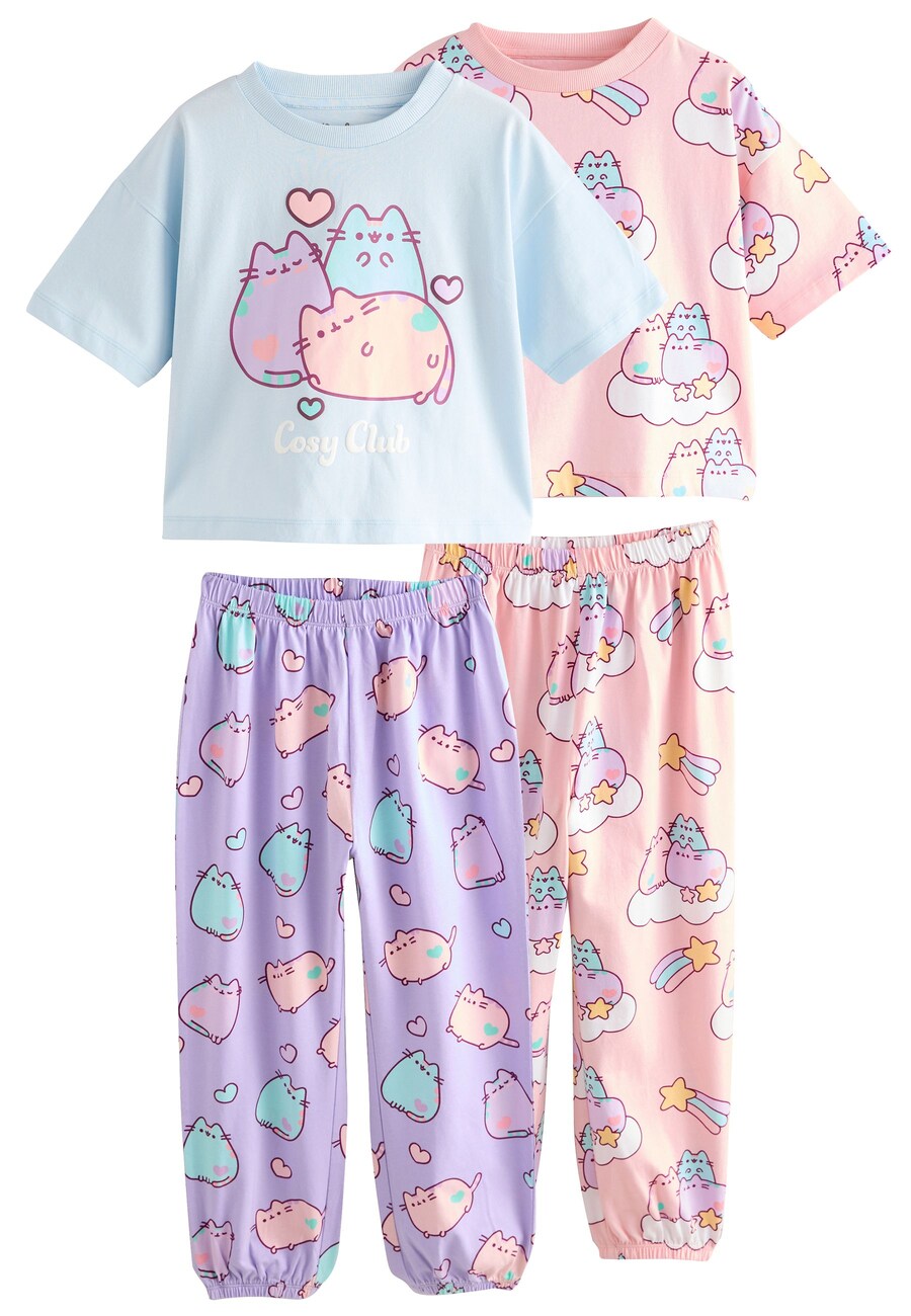 

Пижама Next Pusheen, цвет Light blue/Light pink
