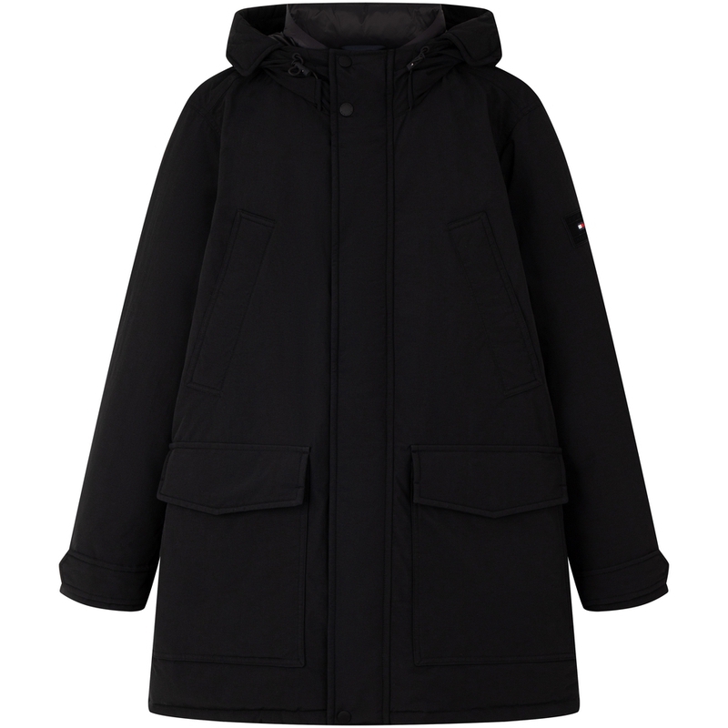 

Tommy Hilfiger Мужская пуховая куртка, Black BDS