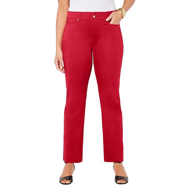 

Женские брюки Secret Slimmer plus size Catherines, Classic Red
