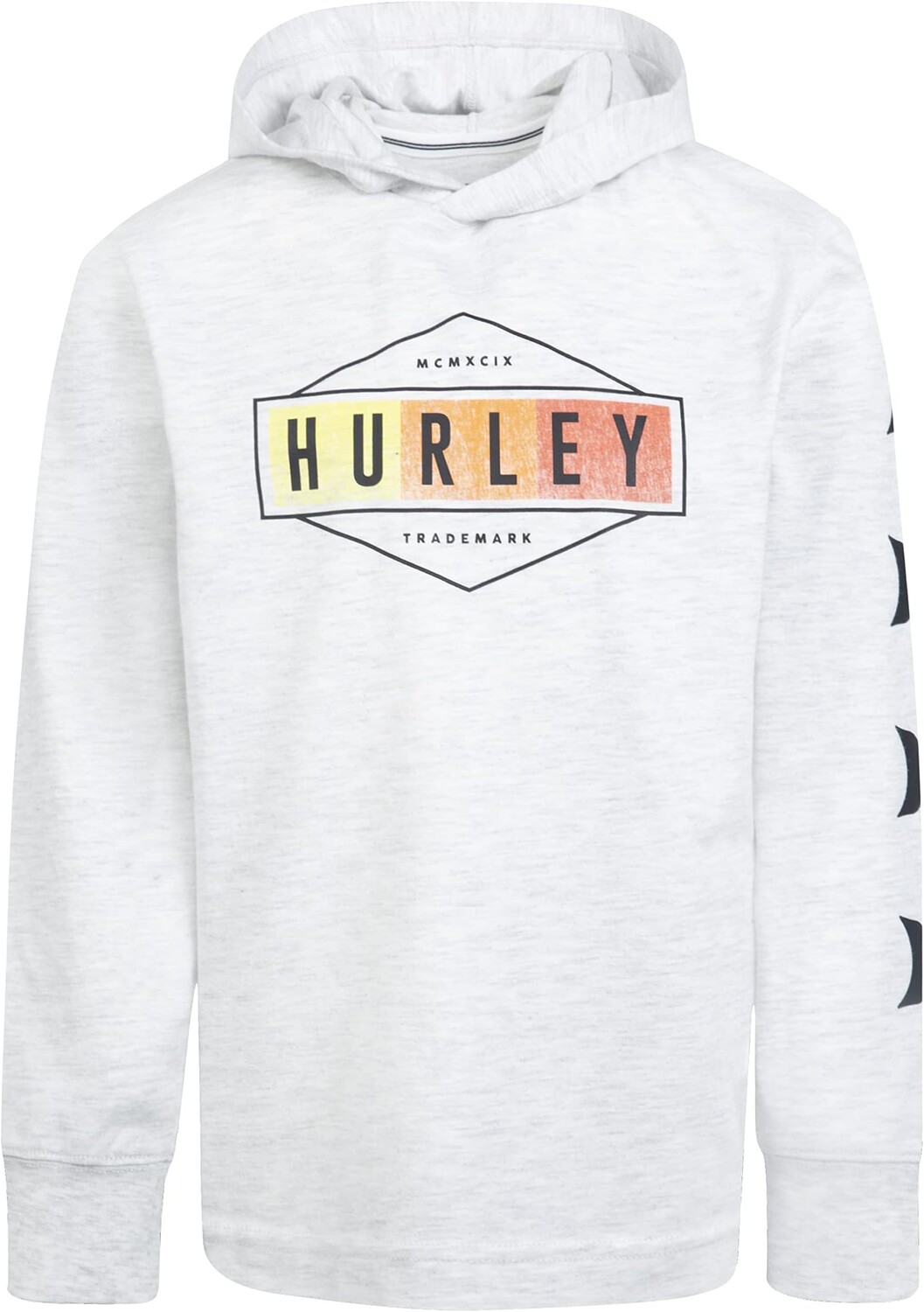 

Футболка Hurley Long Sleeve Hooded T-Shirt, цвет Birch Heather