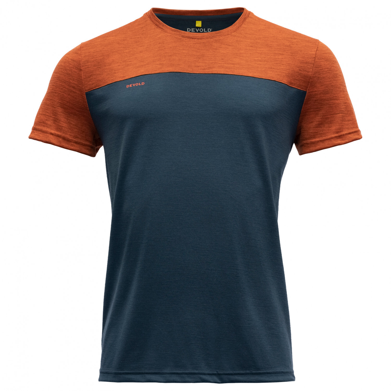 

Рубашка из мериноса Devold Norang Tee, цвет Brick Melange/Night