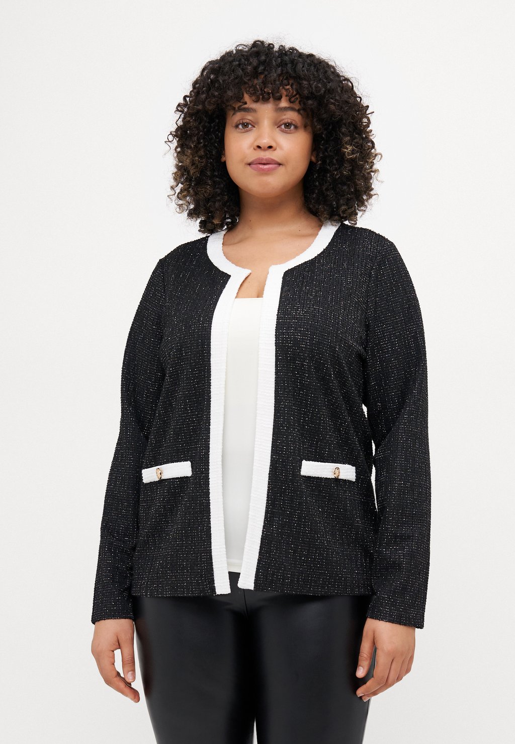 

Кардиган VMTIFFANY JACKET Vero Moda Curve, черный