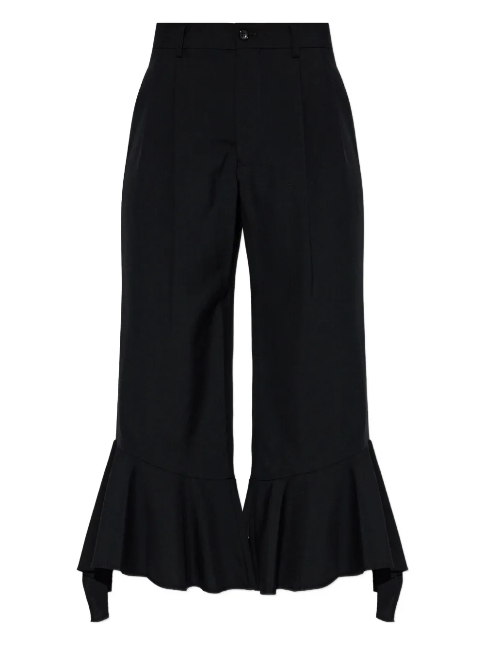 

Брюки с оборками по низу Comme Des Garçons Comme Des Garçons, черный