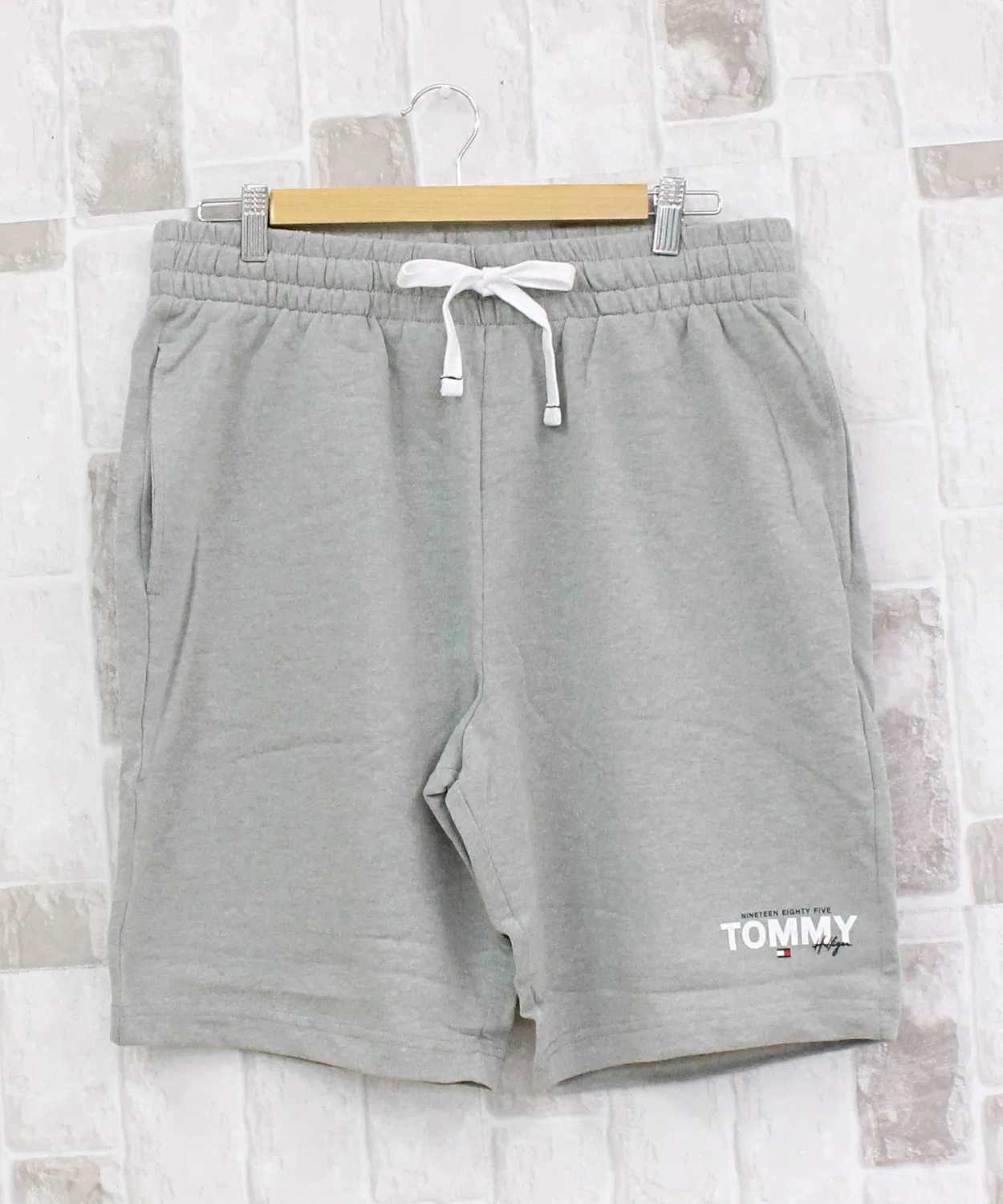 Шорты с логотипом Tommy Hilfiger, хлопок, полиэстер, темно-синие — фото 3