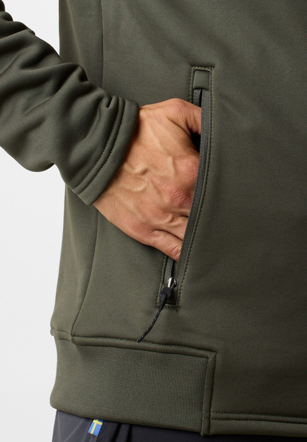 

Толстовка на молнии LOFOTEN TECH STRETCH Swedemount, оливковый