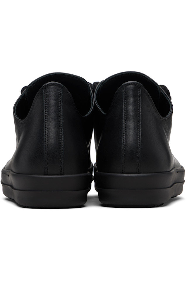 Rick Owens Черные низкие кроссовки Black Temple Jumbolace — фото 2