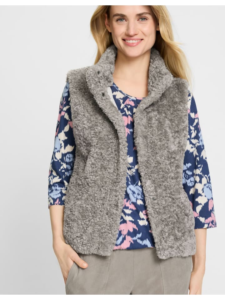 

Olsen Жилет из искусственного меха темно-бежевого цвета