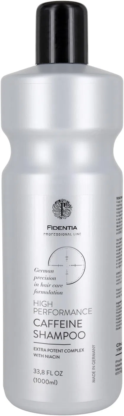 Кофеиновый шампунь Fidentia для роста волос и от перхоти Fidentia