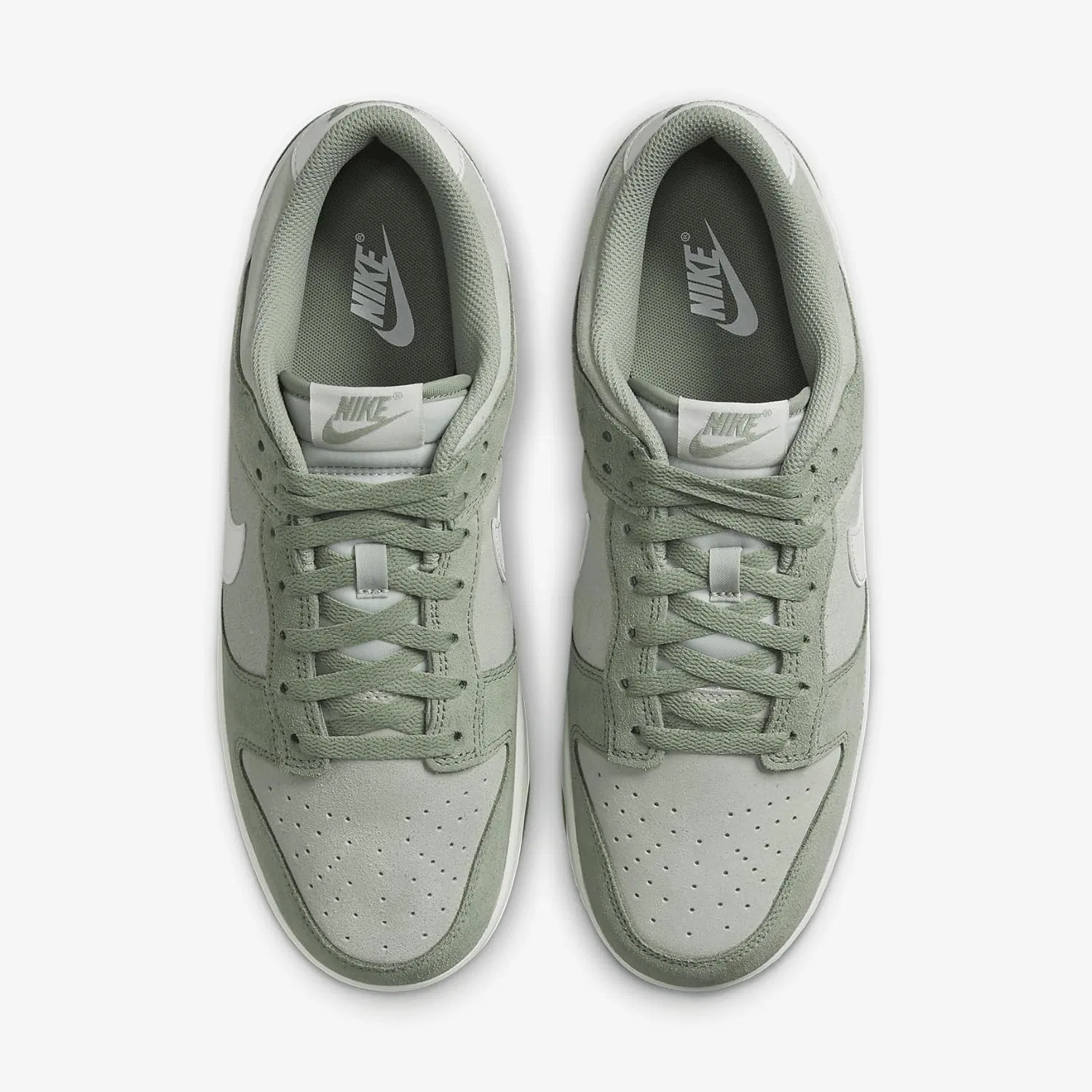 Кроссовки женские Nike Dunk Low Retro SE, цвет Jade Horizon/Light Silver/Gum Yellow/Summit White — фото 4