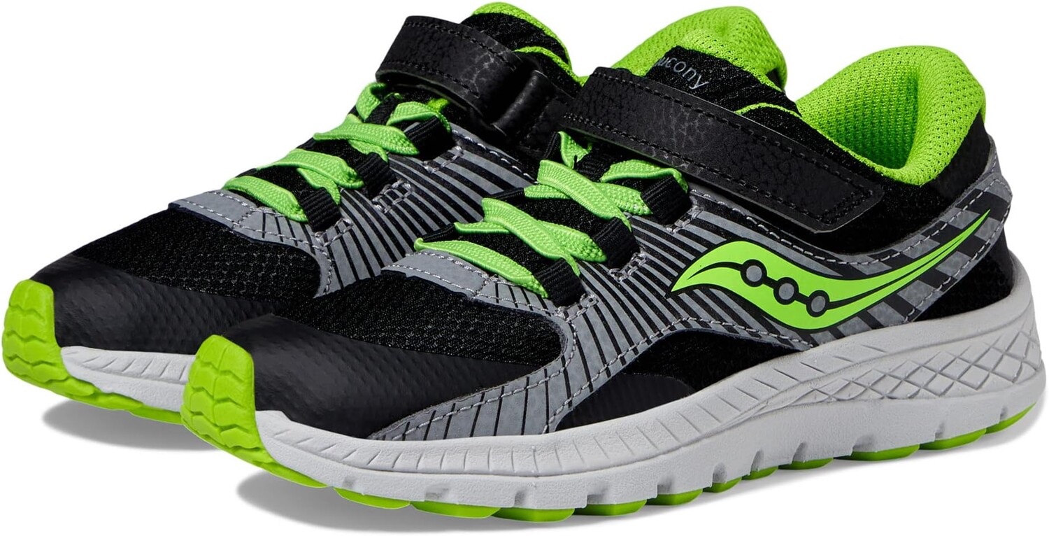 

Кроссовки Velocer A/C Saucony Kids, цвет Black/Green