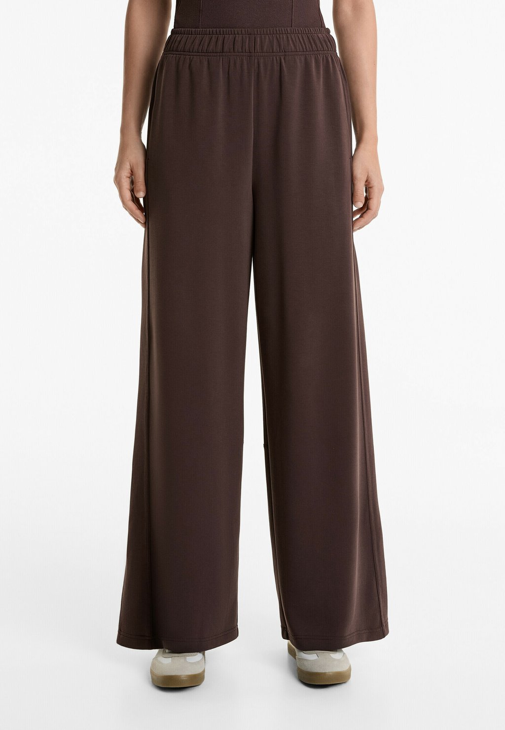 

Брюки WIDE STRAIGHT-LEG OYSHO, темно-фиолетовый