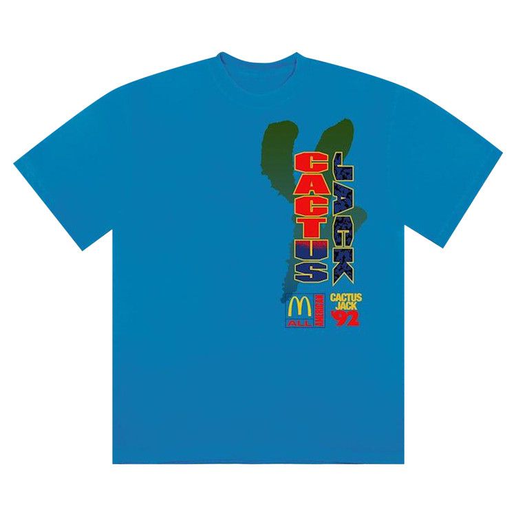 

Футболка Cactus Jack by Travis Scott x McDonalds All American, 92 II T-Shirt, Blue
