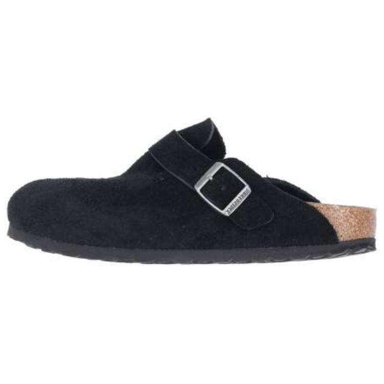 Бостонские замшевые мюли женские Birkenstock, Black