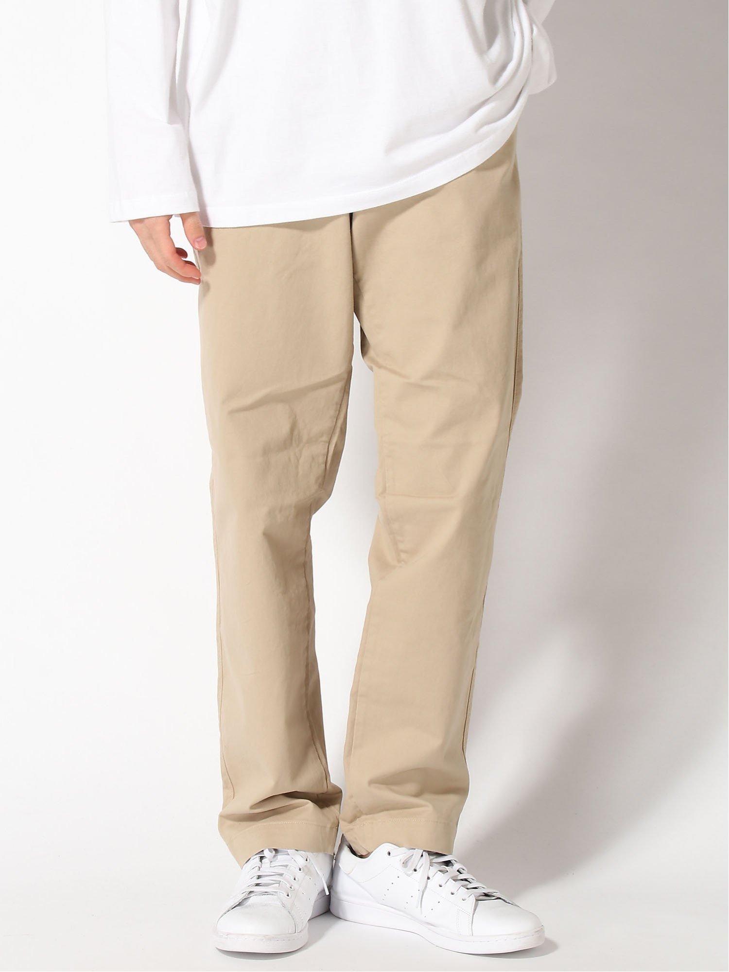 Брюки Gapflex Essential Khaki Slim Fit Gap, ICONIC_KHAKI — фото 4